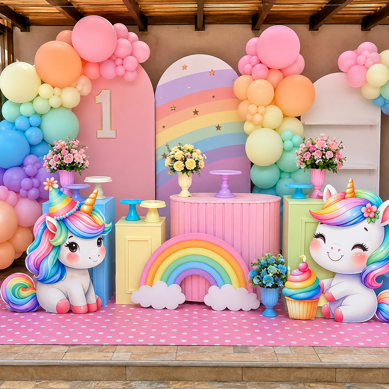 Magical Unicorn & Rainbow