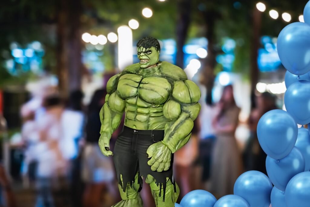 Read more about the article Make Your Birthday Bash Incredible with a Hulk Costume Artist