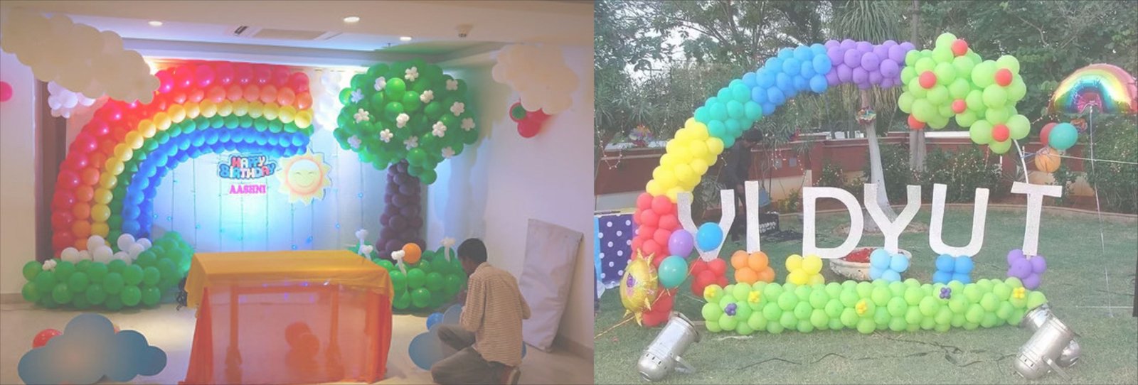 Rainbow theme Party