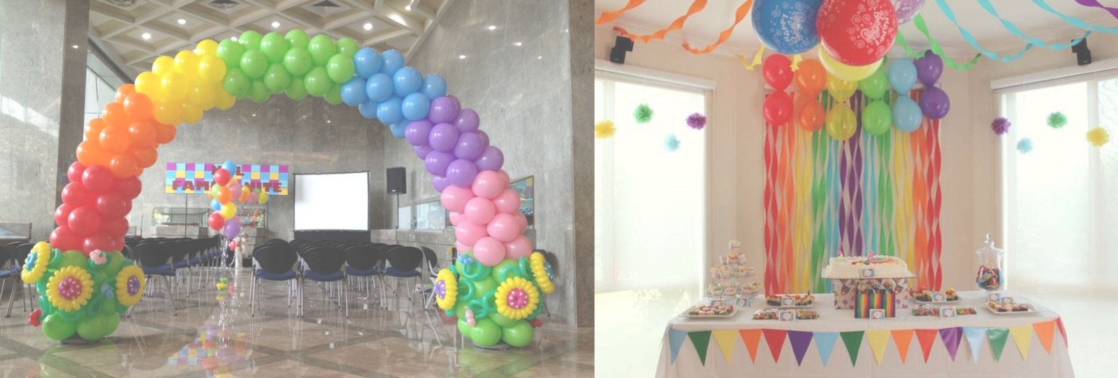 
Rainbow theme Decoration for Birthday